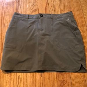Eastern mountain sports EMS nylon skort grey size